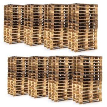 Gebruikte Houten pallets europallet partij aanbieding, Ophalen of Verzenden