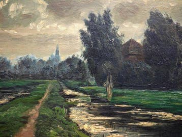 Willem Roelofs (1822-1897), Naar - Le chemin entre les eaux