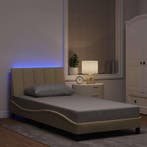 vidaXL Bedframe zonder matras Hanko 100x200 cm stof, 100 cm, Eenpersoons, Verzenden, Nieuw