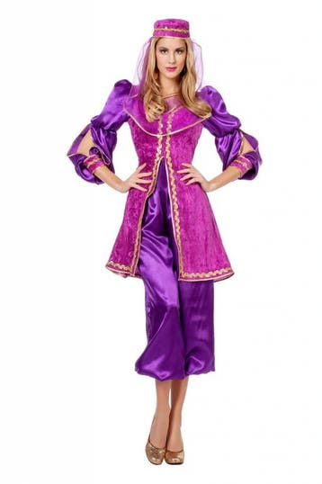 Oosterse verkleedkleding paars elite, Kleding | Dames, Carnavalskleding en Feestkleding, Ophalen of Verzenden, Nieuw