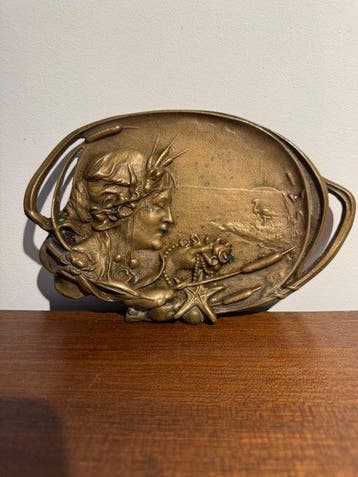 Vide-poche - Frankrijk - Bronzen schoteltje voor losse