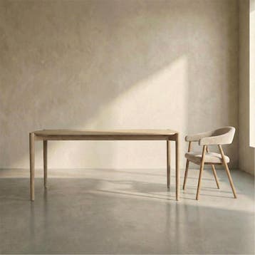 *WOONWINKEL* Moderne Eettafel Licht Eiken 180 X 90 Cm, Huis en Inrichting, Tafels | Eettafels, Verzenden, Nieuw