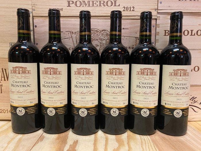 2022 Chateau Montroc Lussac-Saint-emilion - Saint-Émilion -, Verzamelen, Wijnen