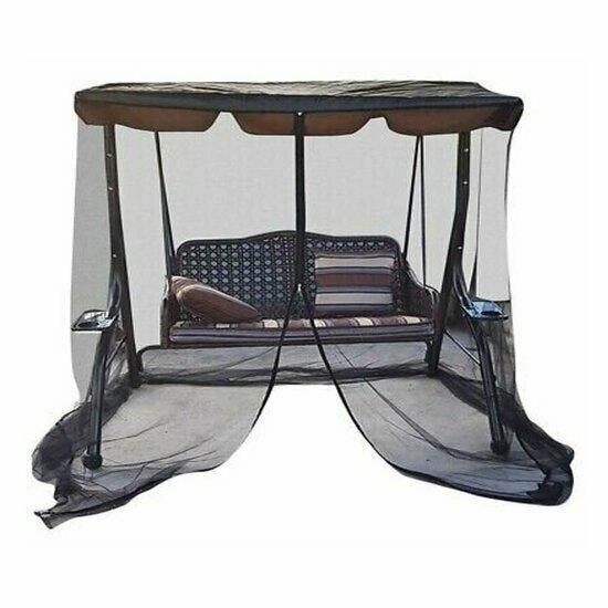 El Jardin - Zwart - insectennet voor schommelbank - ca 15..., Tuin en Terras, Overige Tuin en Terras, Verzenden