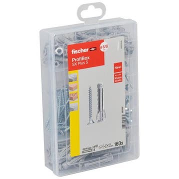 Assortimentsdoos met schroeven | Fischer ProfiBox | 160, Verzenden, Nieuw