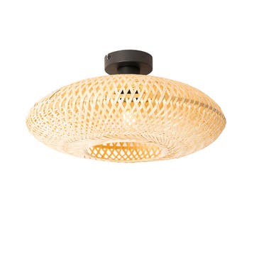 Oosterse plafondlamp bamboe 40 cm - Ostrava, Verzenden, Nieuw