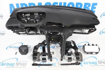 AIRBAG SET – DASHBOARD CARBON PEUGEOT 3008 (2016-HEDEN), Gebruikt, Peugeot