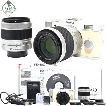 Pentax Q White + smc 2.8-4.5/5-15mm ED AL + 2.8/15-45mm ED, Nieuw