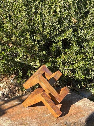 Ana Lucia B.M - Sculpture Corten - XL - No Reserve