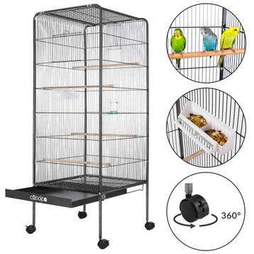 Vogel Volière XL - hoogte 146cm - 2 Deuren (Huisdieren), Verzenden, Nieuw