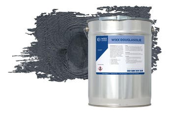 Wixx Douglas Olie UV+ Zwart 20L, Verzenden, Zwart, Nieuw, Verf