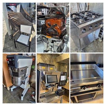 Faillissementsveiling Pizzeria restaurant keuken apparatuur, Gebruikt