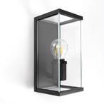 Toledo Muurlamp Zwart Buitenverlichting Strak &amp; modern, Tuin en Terras, Verzenden, Wandlamp, 50 tot 250 watt, Nieuw