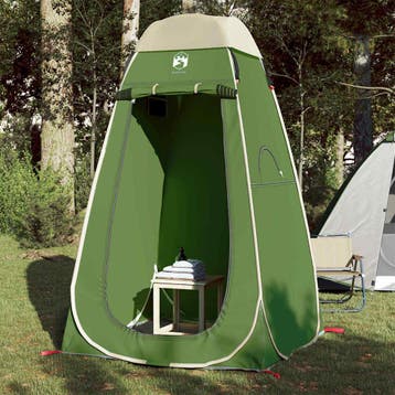 vidaXL Privacytent pop-up waterdicht groen, Caravans en Kamperen, Verzenden, Nieuw, Tot en met 2
