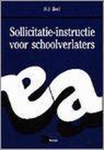 Sollicitatie-instructie voor schoolverlaters / Effectieve, Boeken, Verzenden, Gelezen, H.J. Boef