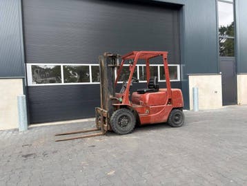 Veiling: Heftruck Mitsubishi FD25 Diesel 2500kg, Ophalen, Diesel, Heftruck, Mitsubishi