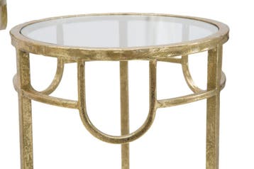 TV-HOUDER GOUD SET VAN 3 STUKS CM Ø 33X70-28X60-23X50 -, Ophalen of Verzenden, Nieuw