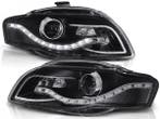 Koplampen Audi A4 B7 LED DRL-Look Zwart, Ophalen of Verzenden, Nieuw