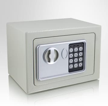 Elektronische Minikluis - Lichtgrijs - Incl. wandmontage, Huis en Inrichting, Kasten | Lockerkasten, Verzenden, Nieuw