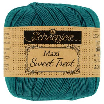 Scheepjes Maxi Sweet Treat - 401 Dark Teal, Ophalen of Verzenden, Nieuw, Breien of Haken, Wol of Garen