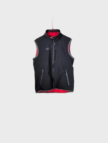 Jack Wolfskin Fleece Vest Heren maat M Zwart Vintage, Ophalen of Verzenden, Nieuw
