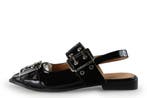 Nelson Slingbacks in maat 39 Zwart, Kleding | Dames, Schoenen, Verzenden, Zwart, Zo goed als nieuw, Nelson