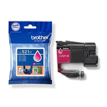 Brother LC-521M inktcartridge magenta (origineel), Verzenden, Nieuw, Cartridge, Brother