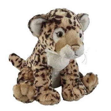 Ravensden jaguar knuffel - pluche - 30 cm - bruin, Verzenden, Nieuw