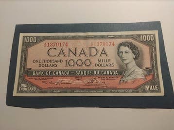 Canada. - 1000 Dollars - 1954 - Pick 73 (Zonder
