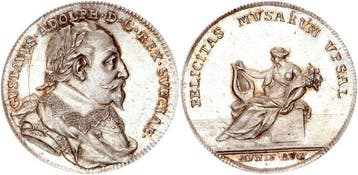 Zweden. Friedrich I. 1720-1751. Silbermedaille ND (1733) von, Postzegels en Munten, Postzegels | Europa | Rusland, Gestempeld