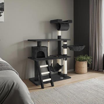 Krabpaal Marcel 141cm - zwart, Dieren en Toebehoren, Verzenden, Nieuw