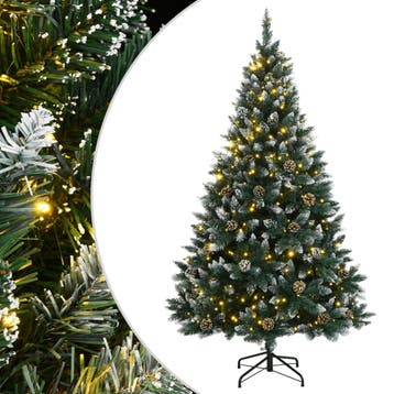 vidaXL Kunstkerstboom met 300 LEDs 210 cm, Verzenden, Nieuw