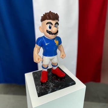 Orima Pop Art - MARIO joueur équipe de France Football N10, Antiek en Kunst