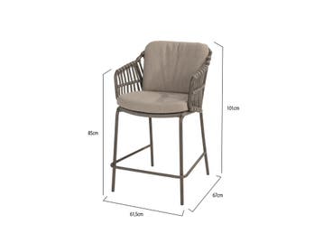 Capalbio barstoel terre 4 Seasons Outdoor, Ophalen of Verzenden, Nieuw