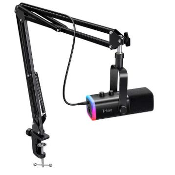 USB/XLR Microfoon met Arm RGB Gaming Streaming Set, Verzenden, Nieuw