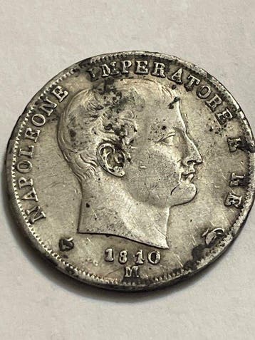 Italië, Koninkrijk (Napoleontisch) Napoleone. 1 Lira 1810