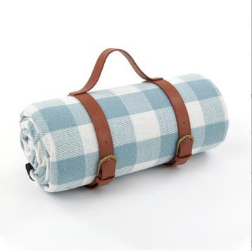 met lederen band | picknick deken, Verzenden, Nieuw