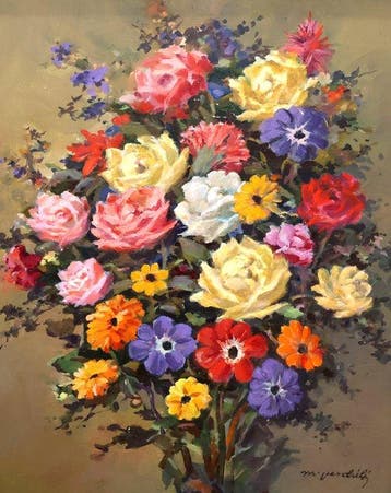 Miguel Martínez Verchili (1898-1989) - Explosión floral