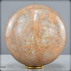 Natuurlijk perzik maansteen sprankelend Sphere- 3125.69 g