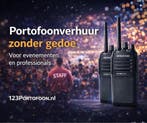 Verhuur - Service (Kenwood) 123Portofoon.NL, Ophalen of Verzenden, Zo goed als nieuw, Portofoon of Walkie-talkie, Met broekklem