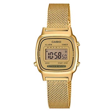 Casio Dames Horloge goud Vintage Mini LA670WEMY-9EF - 25 mm, Verzenden, Nieuw