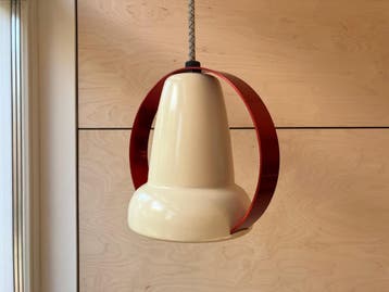 Plafondlamp - Hanglamp Charlotte Perriand voor Philips, Ophalen of Verzenden, Zo goed als nieuw, Metaal, Vintage