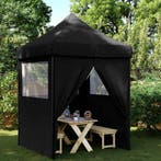 vidaXL Partytent Zwart 200 x 200 x 306 cm Oxford Stof, Tuin en Terras, Partytenten, Verzenden, Nieuw, Partytent