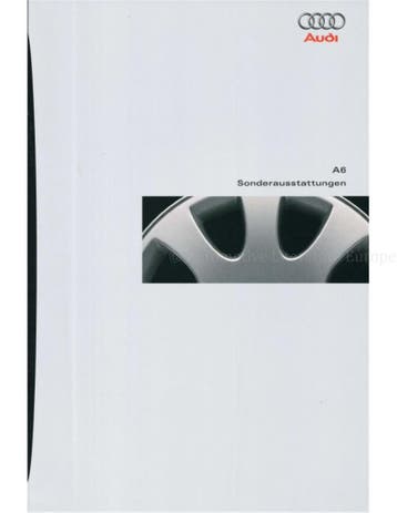 1999 AUDI A6 BROCHURE DUITS, Nieuw, Audi, Author