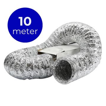 Flexibele ventilatieslang ongeïsoleerd, Doe-het-zelf en Verbouw, Ventilatie en Afzuiging, Verzenden, Nieuw