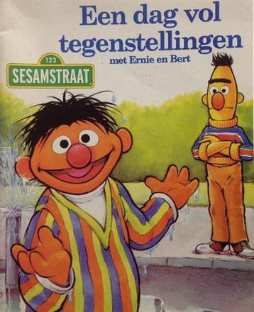 Sesamstraat een dag vol tegenstellingen met Ernie en Bert, Verzenden, Gelezen, Andrew Gutelle