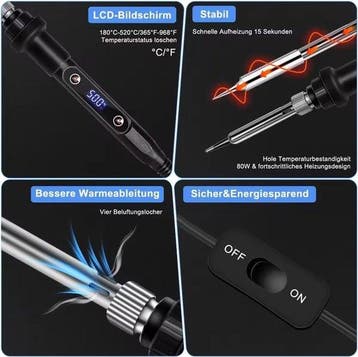 2dekans | Garpex® 3 in 1 Houtbrander - LED-display -, Ophalen of Verzenden, Zo goed als nieuw