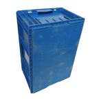 Stapelbak, 600x400x280 mm, euronorm, blauw pp, gebruikt -, Gebruikt, 40 tot 60 cm, 50 tot 75 cm, Bak of Kist