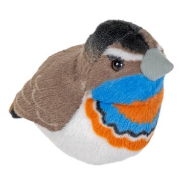 Wild Republic blauwborst knuffel - pluche - 13 cm - met, Verzenden, Nieuw