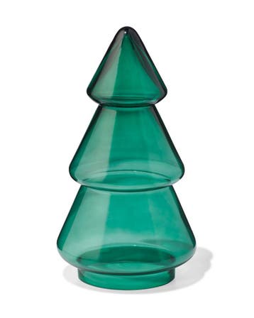 HEMA Kerstboom 14.7x25x14.7cm glas groen, Verzenden, Nieuw